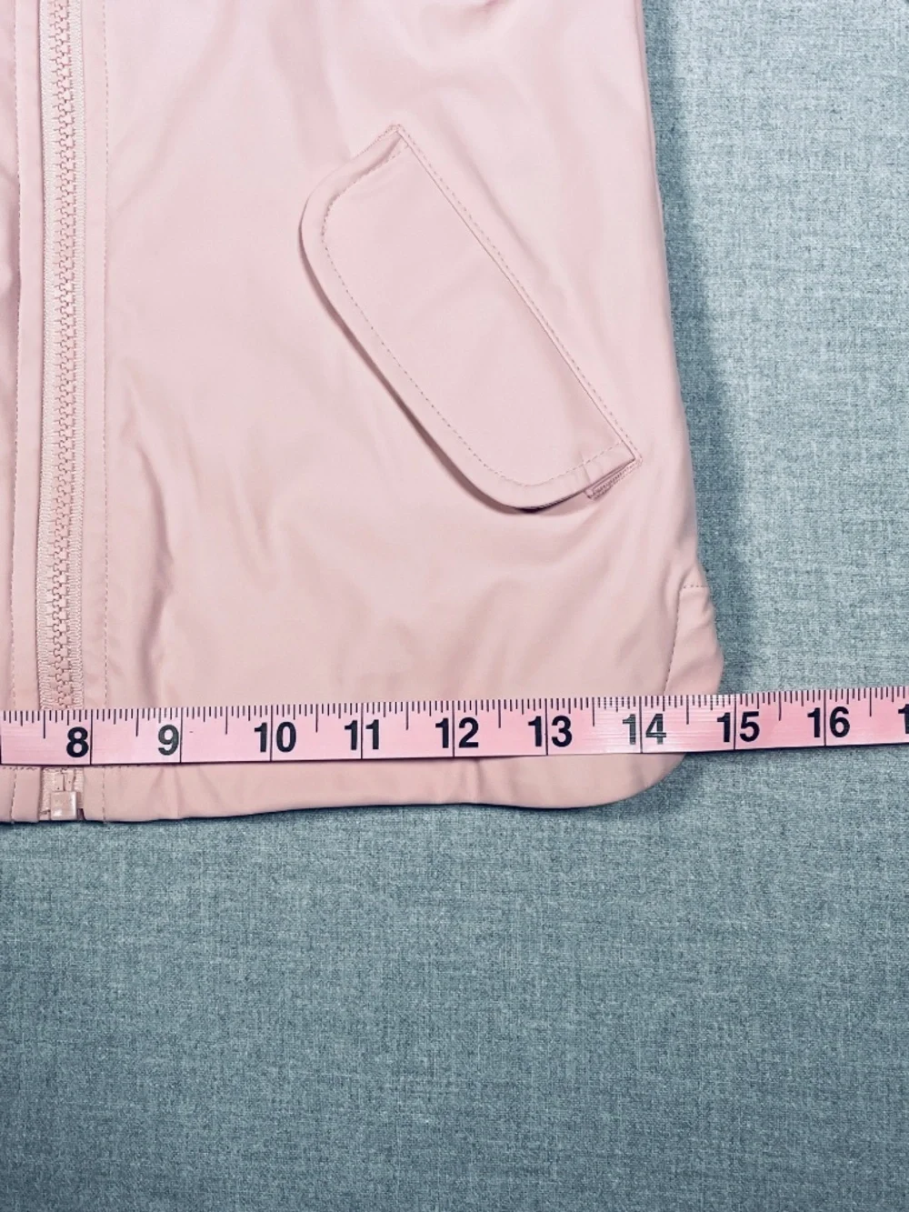 Old Navy Toddler Girls Pink Rain Jacket Terry Lined Hooded Water Resistant 5T